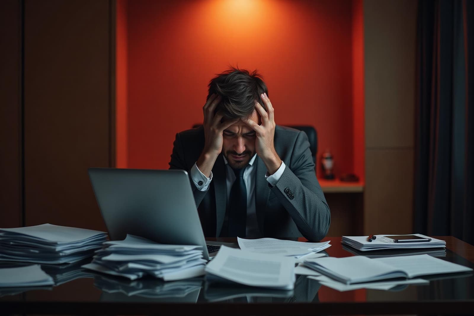 Antreprenor care analizează blocajele și prioritățile companiei