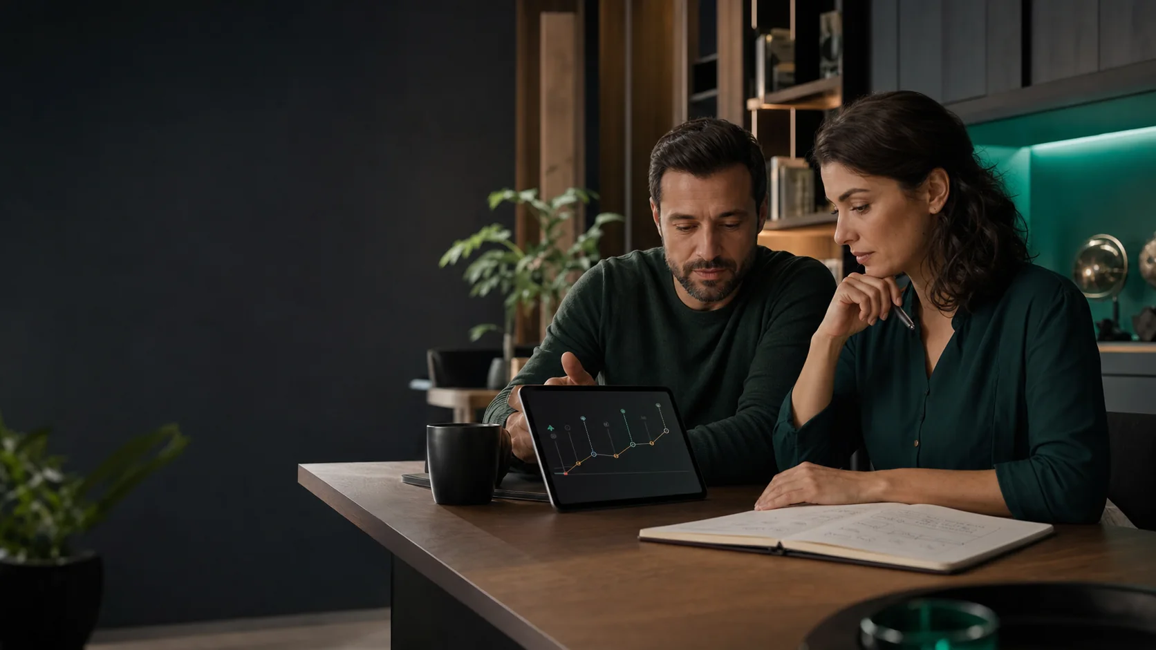 Cuplu care își construiește planul financiar în Smart Money